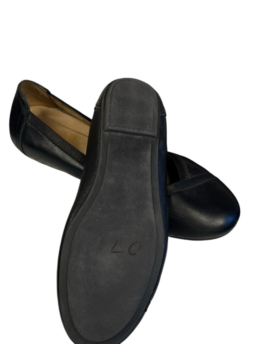 Vionic Caroll Black Ballet Flat Slip On Comfort Leather Shoes Size‎ 9 - Picture 6 of 12